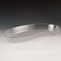 Zicco Teşhir Tabağı, Polikarbon, Damla Model, 45x21x6,5 cm, Şeffaf - Thumbnail