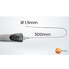 Testo 0602 0593 Flexible and Immersion Feature K Type Probe - 3