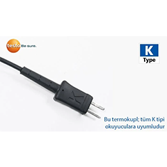 Testo 0602 0693 Small Head K-Type Thermocouple for Flat Surfaces - 4