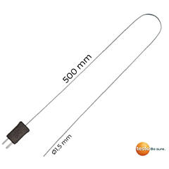 Testo 0602 5792 Immersion Feature K Type Probe - 3