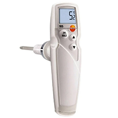 Testo 105 Burgulu Batırmalı Termometre, Donmuş Ürünler İçin - Testo