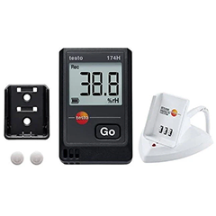 Testo 174H Mini Sıcaklık ve Nem Kayıt Cihazı Seti - 1