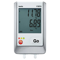 Testo 176T2 Dual Channel Temperature Datalogger Single Device - 1