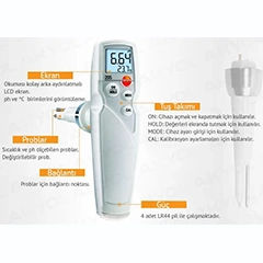Testo 205 Et, Gıda Ph ve Sıcaklık Ölçer - 2