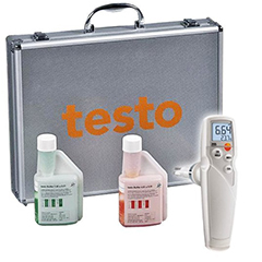 Testo 205 Meat, Food Ph and Temperature Meter, Set with Case - Testo