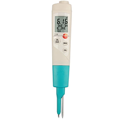 Testo 206 pH2 Semi-Solid Food pH and Temperature Meter - Testo