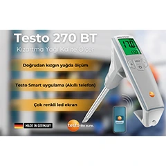 Testo 270 BT Akıllı Kızartma Yağı Kalite Ölçer - 3