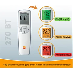 Testo 270 BT Akıllı Kızartma Yağı Kalite Ölçer - 4