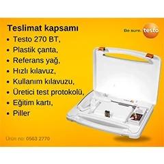 Testo 270 BT Akıllı Kızartma Yağı Kalite Ölçer - 5