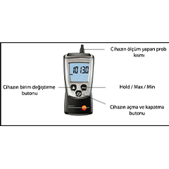 Testo 511 Mutlak Basınç ve Rakım Ölçüm Cihazı - 2