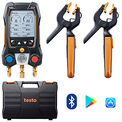 Testo 550S Akıllı Dijital Manifold Seti - Testo