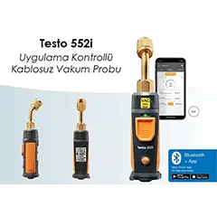 Testo 552i Uygulama Kontrollü Kablosuz Vakum Probu - 3