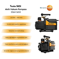 Testo 565i Akıllı Vakum Pompası, 10 CFM, 283 l/dak - 3