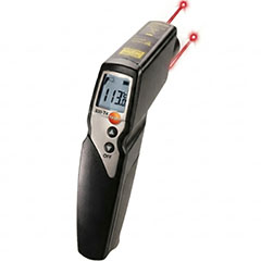 Testo 830-T4 Çift Lazerli Kızılötesi Termometre, 400C, 30:1 Hedef Oranı - Testo
