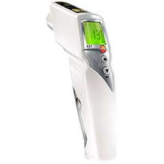 Testo 831 Double Laser Thermometer for Food, 210C - 1