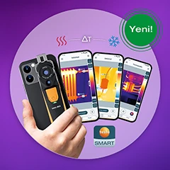 Testo 860İ Akıllı Termal Kamera Sıcaklık ve Su Kaçağı Tespit Cihaz, Çantalı Set - 3