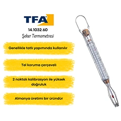 TFA 14.1032.60 Metal Çerçeveli Analog Sugar Thermometer - 5