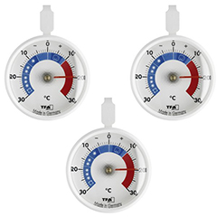 TFA 14.4006 Dial Refrigerator Thermometer, 3 Pieces - TFA