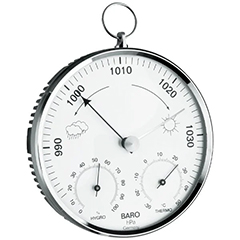 TFA 20.3006.42 Analog Pressure, Temperature and Humidity Meter - 1