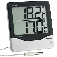 TFA 30.1011 Wired Indoor and Outdoor Thermometer - TFA