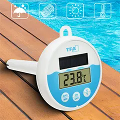 TFA 30.1068.02 Solar Powered Pool Thermometer - 2