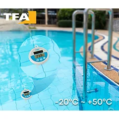 TFA 30.1068.02 Solar Powered Pool Thermometer - 3