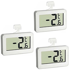 Tfa 30.2028.02 Mini Digital Refrigerator Thermometer, 3 Pieces - TFA