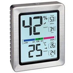 Tfa 30.5047.54 Exacto Calibration Menu Ambient Temperature and Humidity Meter - 1