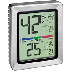 Tfa 30.5047.54 Exacto Calibration Menu Ambient Temperature and Humidity Meter - 2