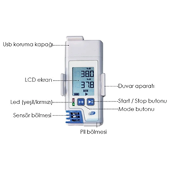 Tfa 31.1058.02 LOG210 Sıcaklık ve Nem Datalogger Cihazı - 4
