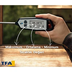 TFA 31.1064.01 V315 Yüksek Hassasiyetli Problu Termometre, 0,05C - 4