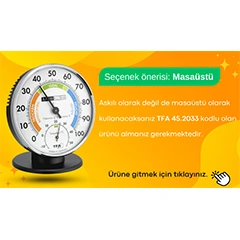 TFA 45.2027 RaumKlima İbreli Askılı Sıcaklık ve Nem Ölçer - 3