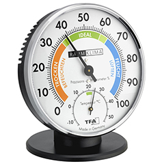 TFA 45.2033 RaumKlima Dial Thermometer and Hygrometer - 1