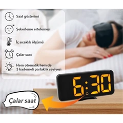 TFA 60.2027.01 Alarmlı Dijital Saat Termometre - 4