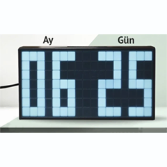 TFA 98.1082.02 Time Block Led Işıklı Çalar Saat - 2