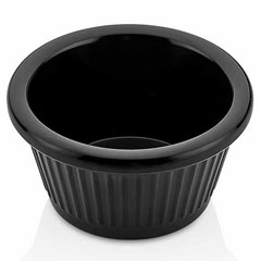 Thermoset Classic Sauce Bowl 6 cm, 45ml, Black - Thermoset