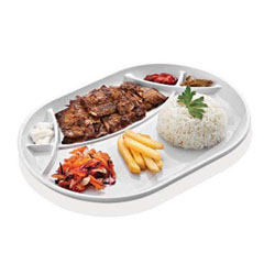 Thermoset Kebab Plate, 34x24 cm - Thermoset