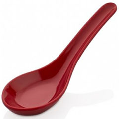 Thermoset Ramekin Spoon Holder, 4.5x13 cm, 15 ml, Red - Thermoset