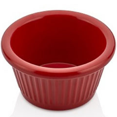 Thermoset Striped Ramekin Sauce Bowl, 7 cm, 60 ml, Red - Thermoset