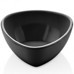 Thermoset Triangular Bowl, 6.5 cm, 51 ml, Black - Thermoset