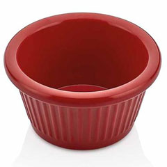 Thermoset Yivli Ramekin, 5,8cm 30 ml, Kırmızı - Thermoset