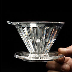 Timemore Crystal Eye 01 V60 Dripper, Plastik, 2 Fincan - 2