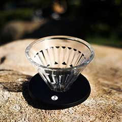 Timemore Crystal Eye 02 V60 Dripper, Cam, 2-4 Fincan - Thumbnail