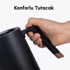 Timemore Fish Pour Over Isı Ayarlı Kettle, Elektrikli, 600 ml, Siyah - 5