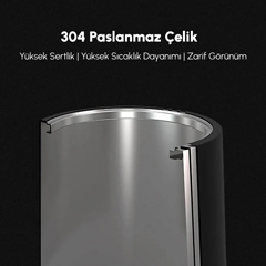 Timemore Fish Pour Over Isı Ayarlı Kettle, Elektrikli, 600 ml, Siyah - 9