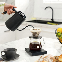 Timemore Fish Pour Over Isı Ayarlı Kettle, Elektrikli, 600 ml, Siyah - 13