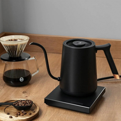 Timemore Fish Pour Over Isı Ayarlı Kettle, Elektrikli, 600 ml, Siyah - 14