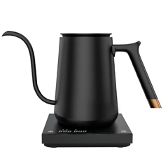 Timemore Fish Pour Over Temperature Adjustable Kettle, Electric, 600 ml, Black - Timemore