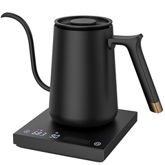 Timemore Fish Pour Over Temperature Adjustable Kettle, Electric, 600 ml, Black - Timemore (1)