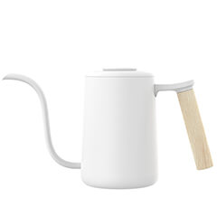 Timemore Fish Youth Pour Over Kettle, 700 ml, White - Timemore 